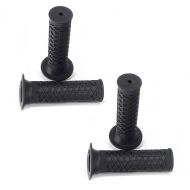 2x Handlebar grips / motorcycle grips Craftride LG30 for 0.87 inch handlebars black Discount Set