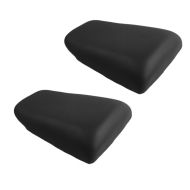 2x Passenger Pillion Seat compatible with Suzuki SV 1000 / 650 / S 03-08 Rear Buddy black Discount Set