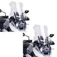 2 x Touring Screen compatible with BMW R 1200 GS / Adventure 13-18 Clear Puig Set Discount
