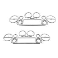 2x Inner fairing trim panels fits for Harley Davidson Electra + Street Glide 96-13 chrom Set Discount