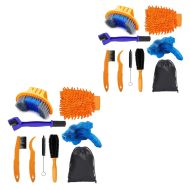 2x Motorbike cleaning brushes / Cleaning tool Tourtecs WR1 8 pieces Discount Set