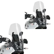 2 x Touring Screen compatible with Yamaha Tenere 700 19-24 Clear Puig Set Discount