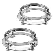 2x Mounting Ring 7" inch Headlight fits for Harley Davidson Mounting Bracket chrome Set Discount