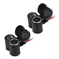 2x USB Plug socket / Cigarette lighter socket motorcycle Tourtecs ZA2 Discount Set