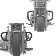 Set: Engine Guard compatible with Honda Rebel 1100 CMX 21-24 Craftride Highway crash bar PM3 with Engine Guard Highway crash bar HB2