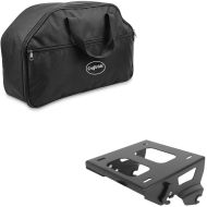 Set: Inner Bag Liner Topcase Craftride MT5 Topcase fits for Harley Davidson Touring Pak 14-24 + Topcase Mounting Rack TP Solo fits for Harley Davidson Touring 14-24 black Craftride