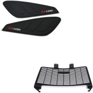 Set: Tank Knee Pad + Radiator Cover / Grill guard fits for Harley Davidson Pan America 1250 21-24 KG1
