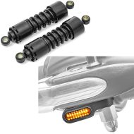 Set: Shock Absorber 11" fits for Harley Davidson Dyna 1991-2017 Lowering + LED Handlebar indicators XS