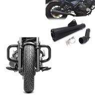 Set: Engine Guard compatible with Honda Rebel 500 17-24+ Exhaust / Slip-On Muffler