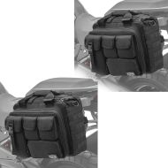 2x Motorbike Saddlebag Dark Gear Craftride 16L Side Bag Black Discount Set