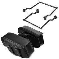 Saddlebag compatible with Kawasaki VN 900 Classic / Custom + Saddlebag Support Brackets