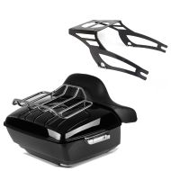 Topcase King OLR with luggage grille + removable luggage rack compatible with Indian Chieftain 15-22