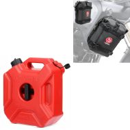Reserve canister 3L with holder red + crash bar bag pair compatible with Yamaha Tenere 700 K3 6Ltr