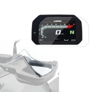 Handguard extension compatible with BMW R 1250 GS 19-23 clear + speedometer display protection film