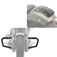 Mustache 1.26 inch crash bars + luggage rack compatible with Indian Chief / Dark Horse 21-24