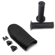 Seat + handlebar grips compatible with BMW R 65 / R 45 LG30 for 0.87 inch