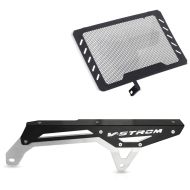 Chain guard compatible with Suzuki V-Strom 650 04-24 + radiator cover grille KG1