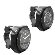Analog handlebar clock Clock with handlebar holder LK2 + analog handlebar thermometer