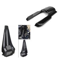 Set: Belly pan compatible with Harley Davidson Electra Glide Classic 97-13 chin spoiler Craftride BH1 gloss black + Rear Fender Extension Filler compatible with Harley Davidson Electra Glide Standard 96-08 Craftride