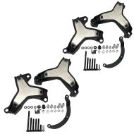 Set 2x Engine case protectors compatible with Yamaha MT-09 / SP 21-23 crash pad Motoguard MY31 titanium