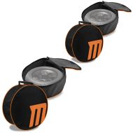 Set 2x Motorbike tire bag set for front and rear wheels up to 17 inches Tourtecs RT12 wheel bag black