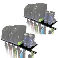 Set 2x Ski holder wall Divit ski holder device strip ME85 black