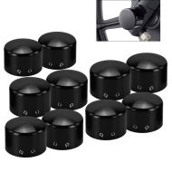 Set of 5 Axle cover fits for Harley Davidson cap axle nut Craftride AD1 front black