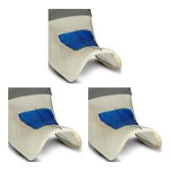 Set of 3 Gel-Pad XL for Motorcycle Seats 25x20x0.59 inch