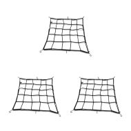 Set of 3 Motorcycle luggage net Bagtecs universal black