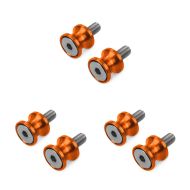 Set of 3 Motorcycle Bobbin Spools Motea Jerez M10 x 1.5 orange
