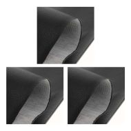 Set of 3 Motorbike seat cover Tourtecs in leather look matt 90x27.56 inch black