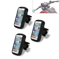 ,Set of 3 Motorcycle smartphone holder SH10 Smartphone pocket 6,,3" for handlebar,