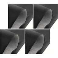 Set of 4 Motorbike seat cover Tourtecs in leather look matt 90x27.56 inch black