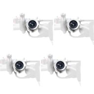 Set of 4 Motorcycle handlebar clock analog with bracket Craftride chrome