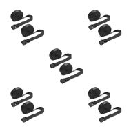 Set of 5 Motorbike Straps Set ConStands tie down straps 59.06 inch 2 pieces in black