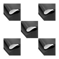 Set of 5 Motorbike Adhesive Wrapping Foil Zaddox Carbon Foil 75x39.37 inch Carbon-Look 3D in black