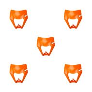 Set of 5 Headlight mask compatible with KTM EXC / EXC-F Enduro 2017-2021 Xdure PQ4 orange