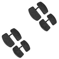 2x Driver Floorboards and Passenger Set compatible with Honda Shadow VT 750 C / 600 C / 125 C Craftride FB1 black
