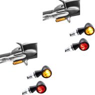 2x Set: LED Handlebar indicators + LED indicator TX1 with brake and taillight