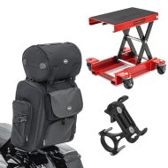 Lift maneuvering aid up to 1100 lbs red + sissy bar bag SXL + smartphone holder SH5