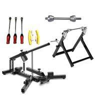 ,Tire changer set with balancing stand,, mounting tool,, adapter/balancing adapter ConStands black suitable for Ducati 748 95-04,
