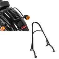 Set: Sissy Bar fits for Harley Davidson Sportster Craftride 04-20 black + Solo Luggage rear rack fits for Harley Davidson Sportster 04-20 Craftride black