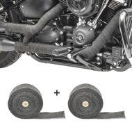 2x Hitzeschutzband Craftride Auspuffband schwarz 10m Spar-Set_1
