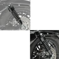 2x Stoßdämpfer 11,9 Zoll 302mm Craftride Federbeine in schwarz Spar-Set_1