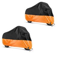 2x Motorbike Cover Craftride XL Outdoor tarpaulin in black-orange Discount Set