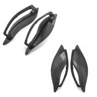 2x Seitlicher Windabweiser für Harley Street Glide 14-20 schwarz Craftride Spar-Set_1