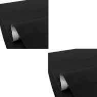 2x Motorcycle seat cover fabric artificial leather anti-slip black XL 140x39.37 inch Discount Set