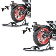 2x Motorcycle Rear Paddock Stand Dolly Mover 2 ConStands black Discount Set