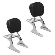 2x Sissybar Harley Fat Boy 90-06 Craftride Driver-S inkl. Gepäckträger chrom Spar-Set_1