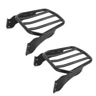 2x Luggage Rack fits for Harley Davidson Softail 06-17 black Craftride Set Discount